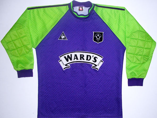 maillot de sheffield united gardien 1998-1999 rétro