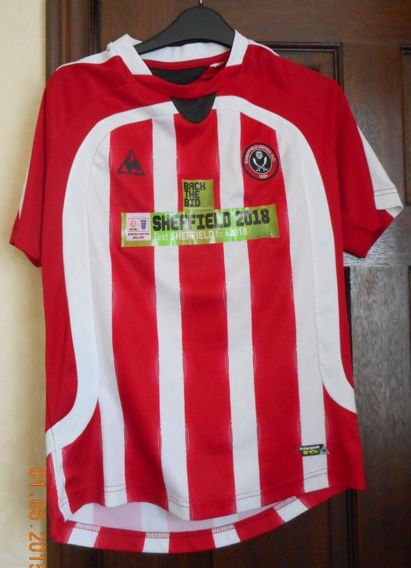 maillot de sheffield united particulier 2008-2009 rétro