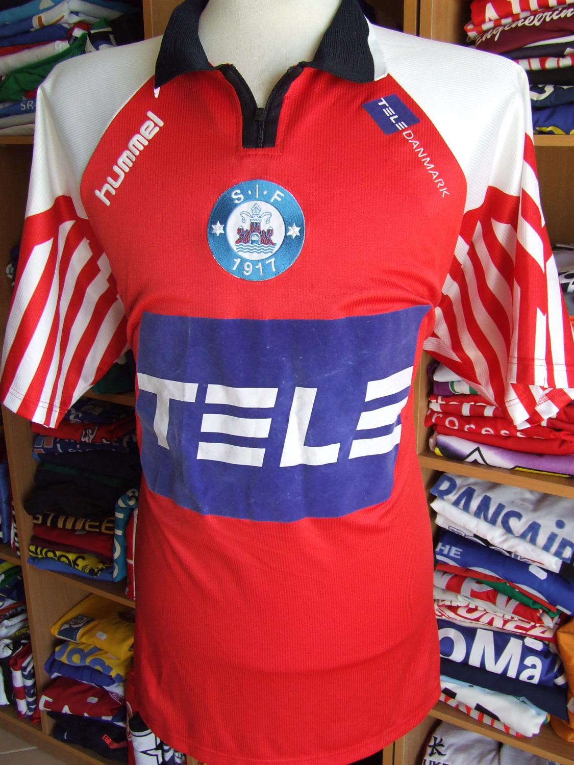 maillot de silkeborg if domicile 2000-2001 rétro