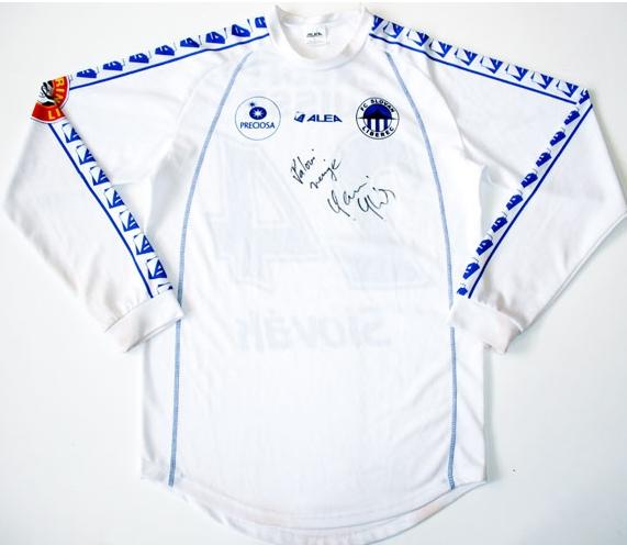 maillot de slovan liberec domicile 2002-2003 rétro