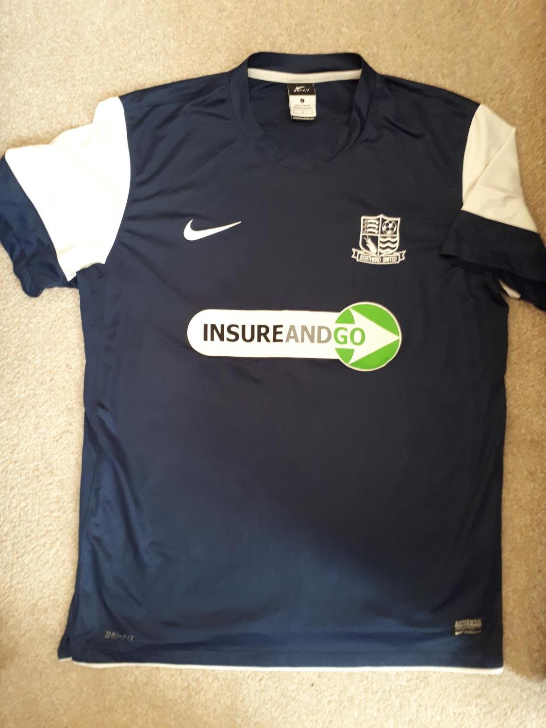 maillot de southend united domicile 2012-2013 rétro