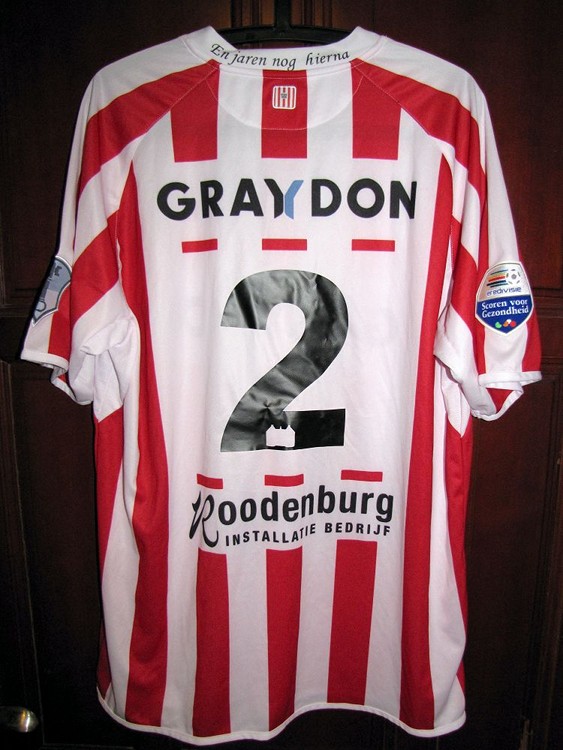 maillot de sparta rotterdam domicile 2009-2010 rétro