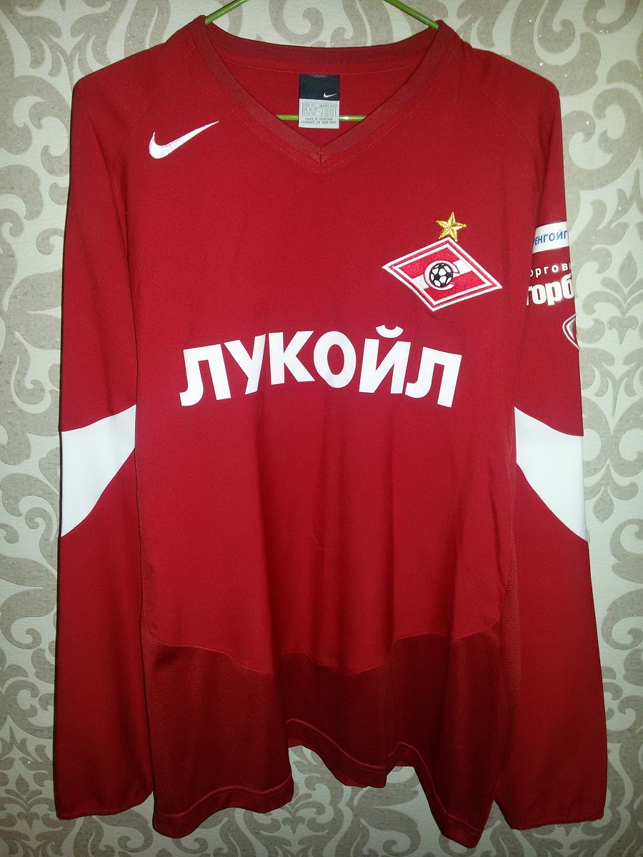 maillot de spartak moscou domicile 2005 rétro