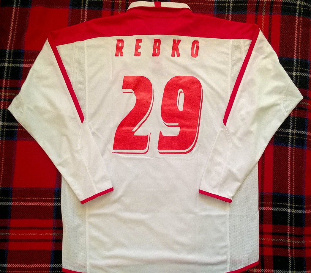 maillot de spartak moscou réplique 2004 rétro