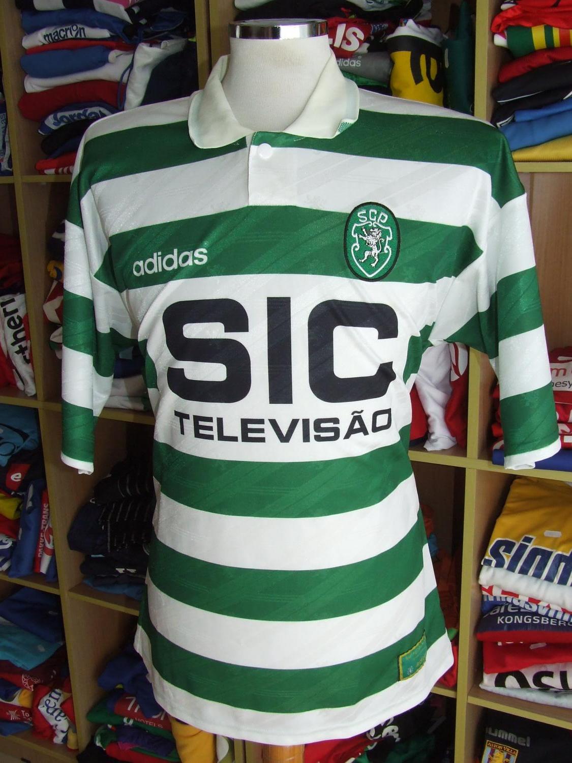 maillot de sporting cp domicile 1994-1995 pas cher