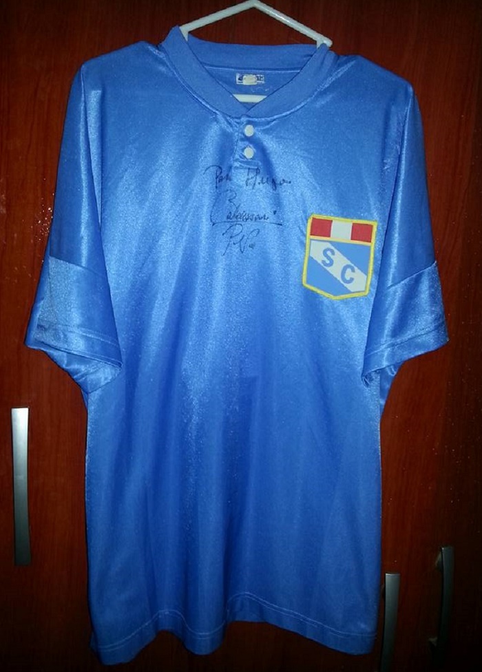 maillot de sporting cristal domicile 1991 rétro