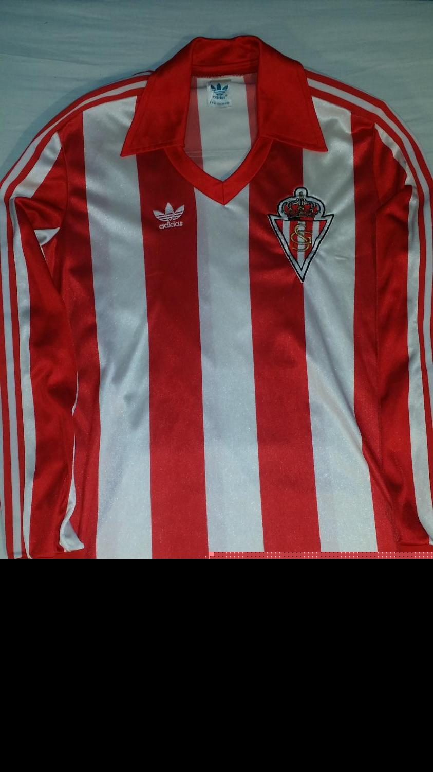 maillot de sporting de gijón domicile 1982-1983 rétro