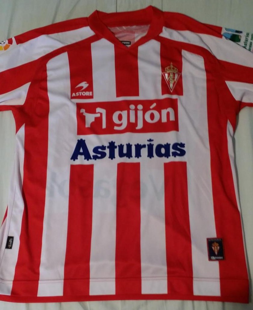 maillot de sporting de gijón domicile 2008-2009 pas cher