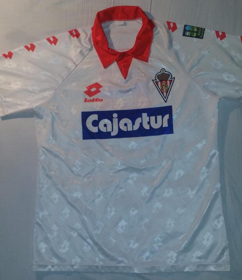 maillot de sporting de gijón exterieur 1991-1993 rétro