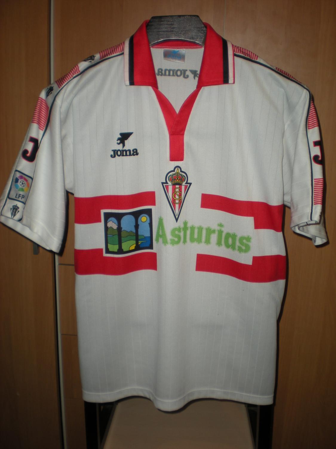 maillot de sporting de gijón exterieur 1996-1997 rétro