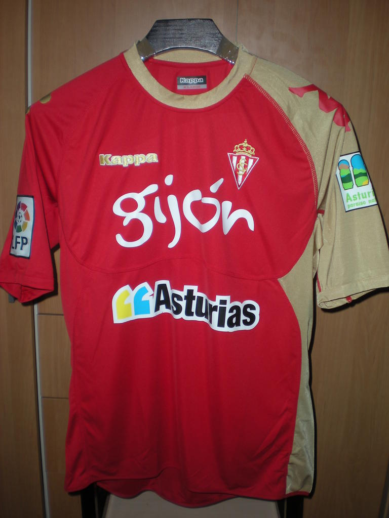 maillot de sporting de gijón exterieur 2011-2012 rétro