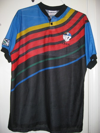 maillot de sporting kansas city domicile 1996 rétro