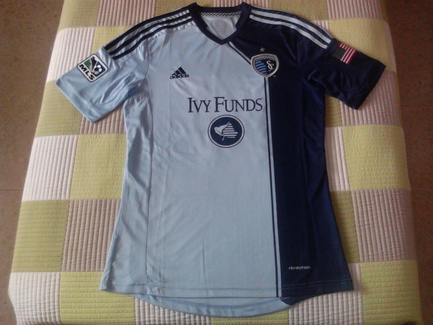 maillot de sporting kansas city domicile 2013-2015 rétro