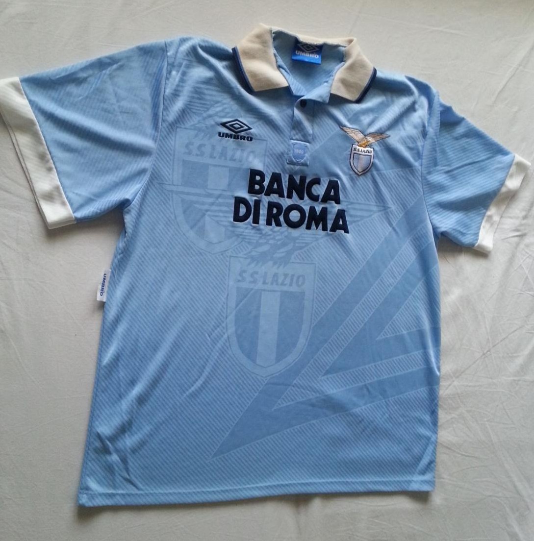 maillot de ss lazio domicile 1993-1995 rétro