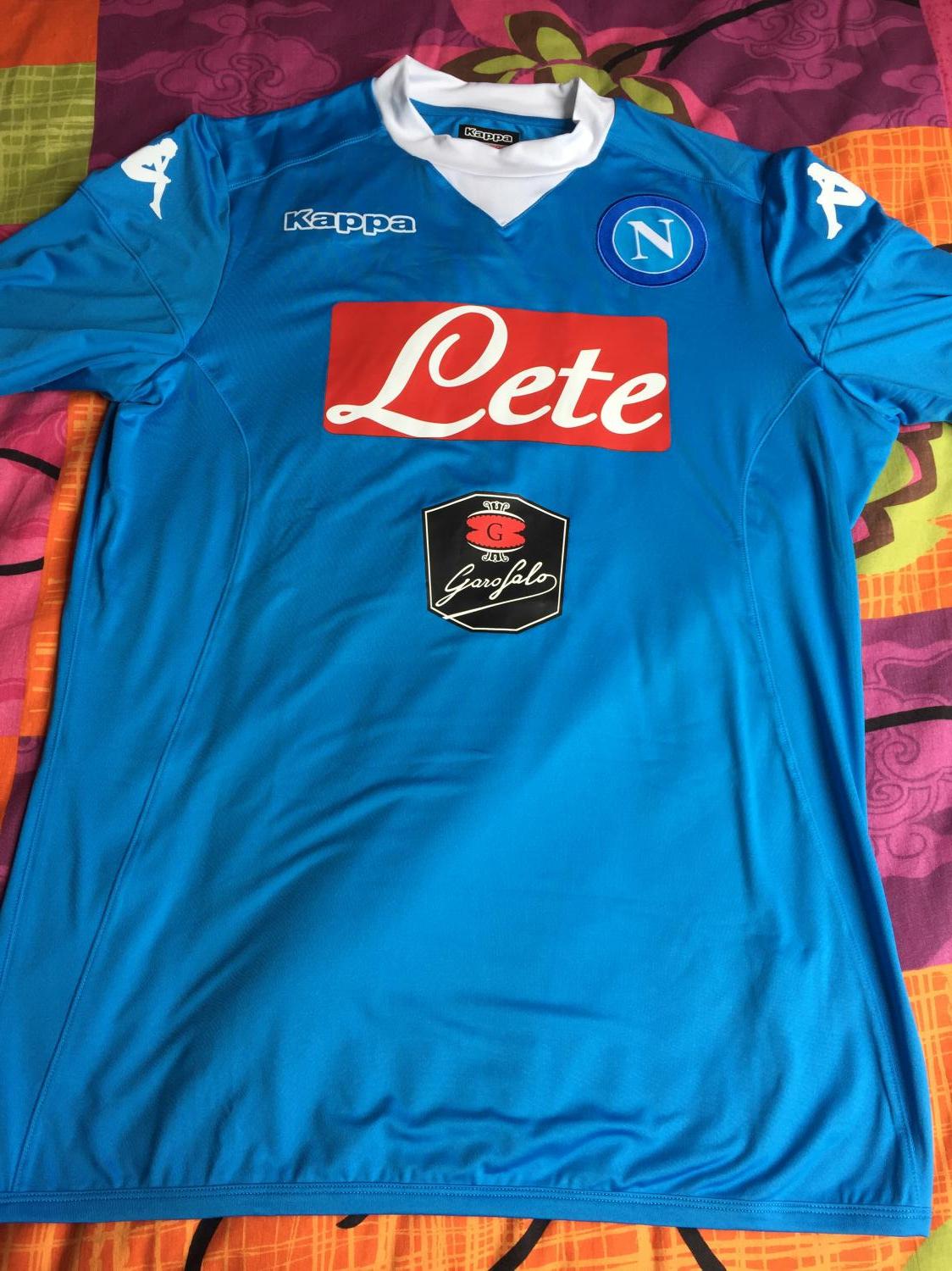 maillot de ssc naples domicile 2015-2016 rétro