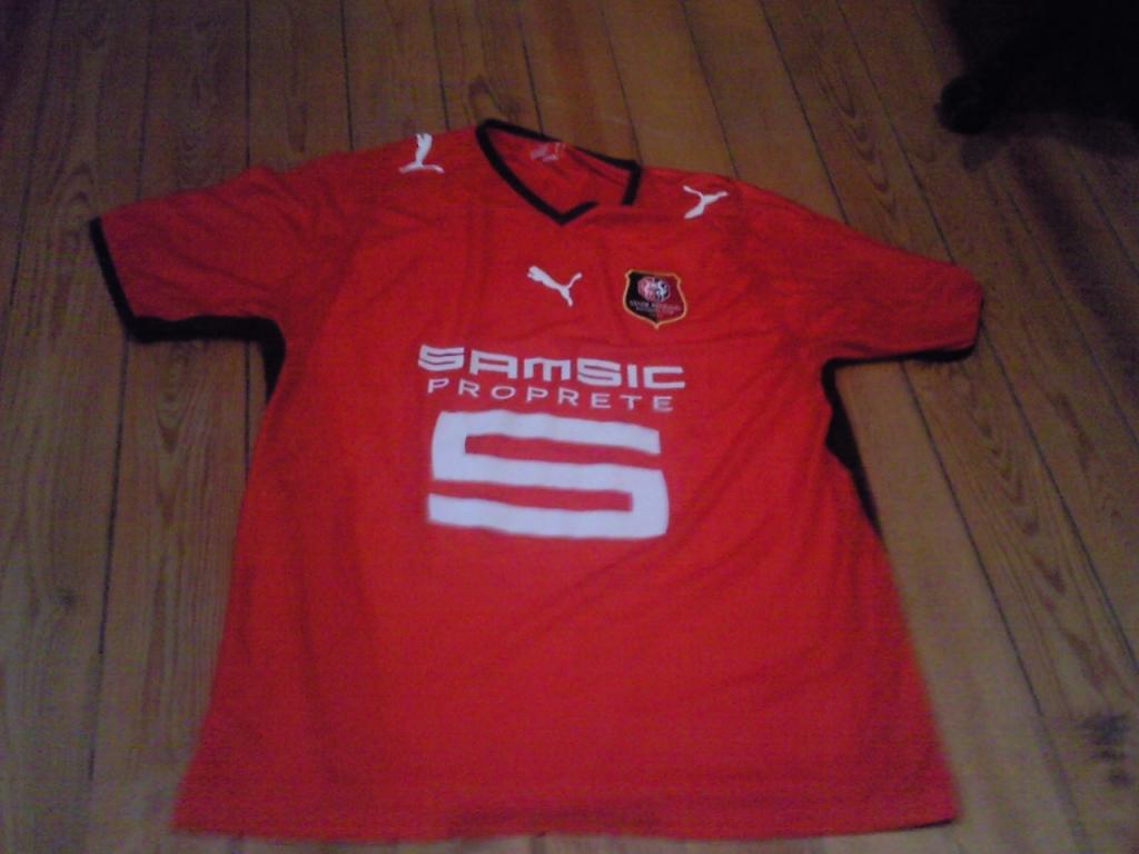 maillot de stade rennais fc domicile 2008-2009 rétro