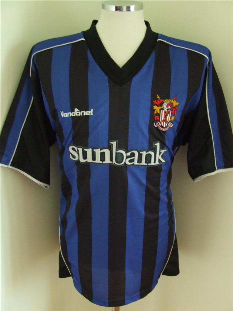 maillot de stevenage fc exterieur 2003-2004 rétro