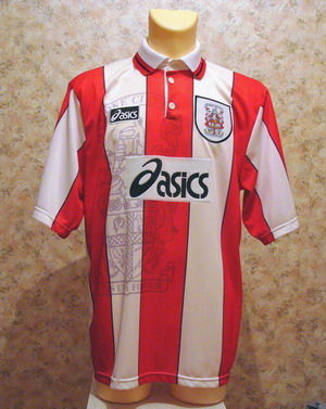 maillot de stoke city fc domicile 1996-1997 rétro