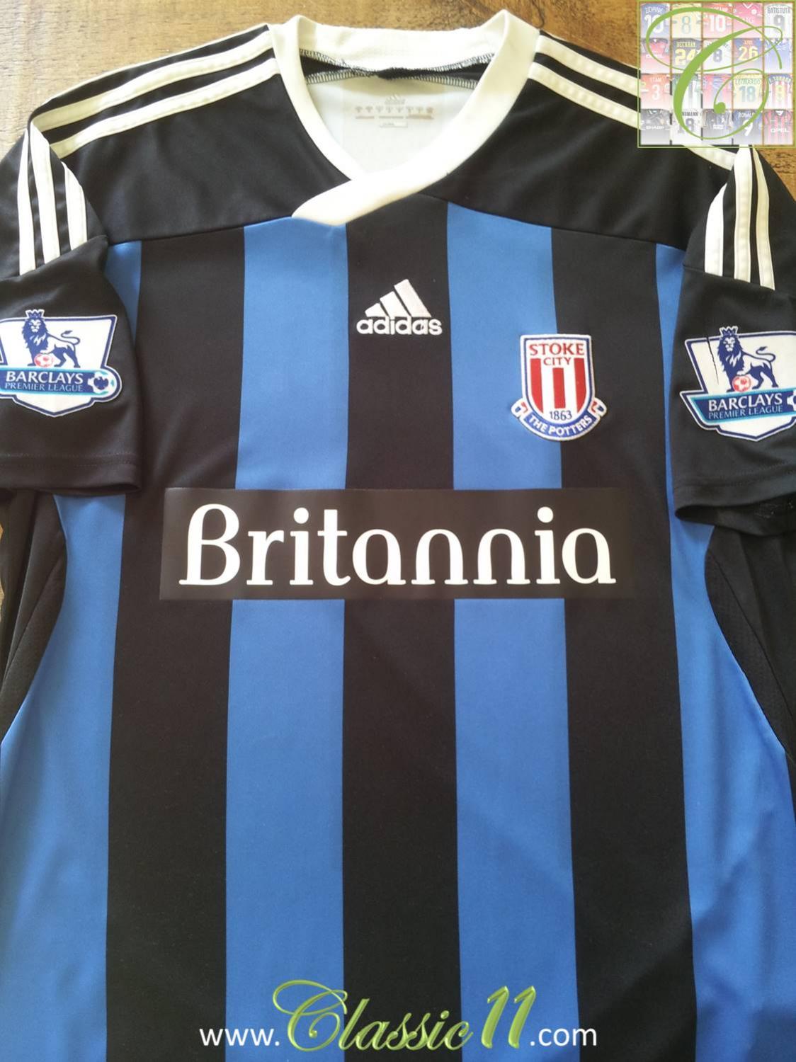 maillot de stoke city fc exterieur 2011-2012 rétro