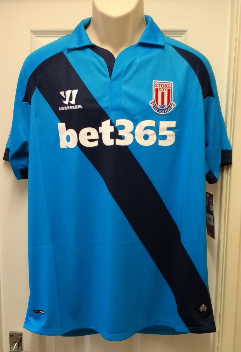 maillot de stoke city fc exterieur 2014-2015 rétro