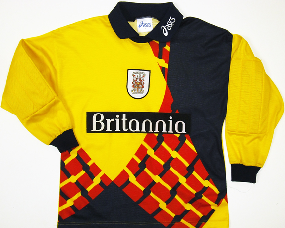 maillot de stoke city fc gardien 1998-1999 rétro