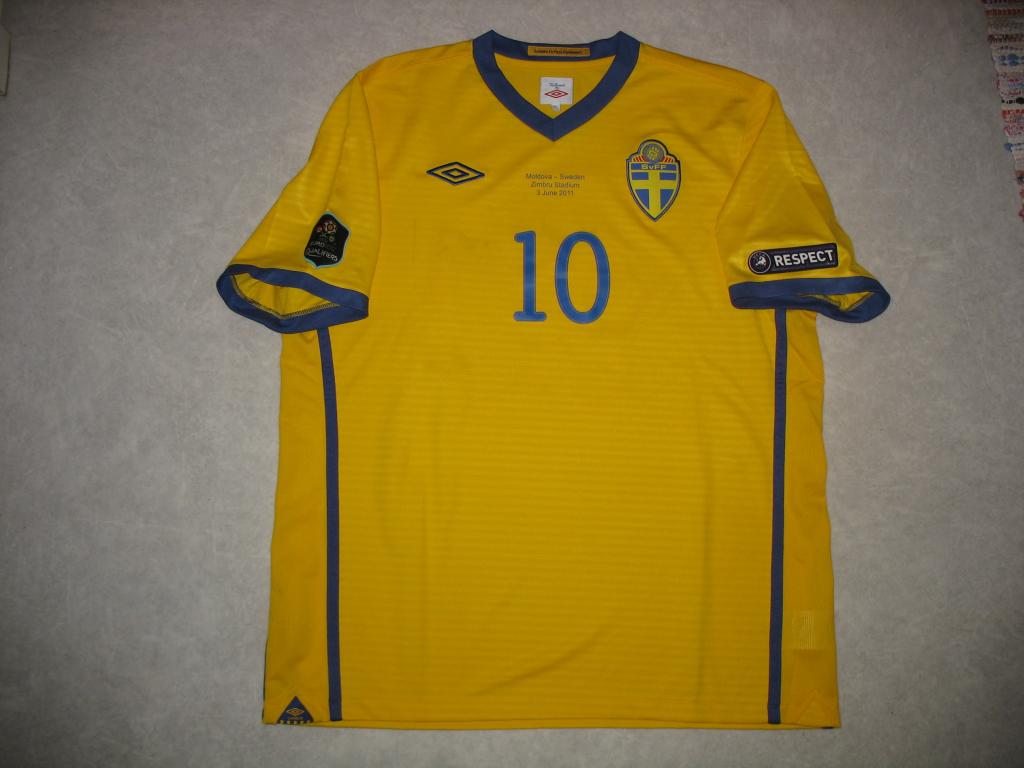 maillot de suède domicile 2011-2012 pas cher