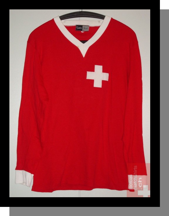 maillot de suisse domicile 1968-1970 rétro