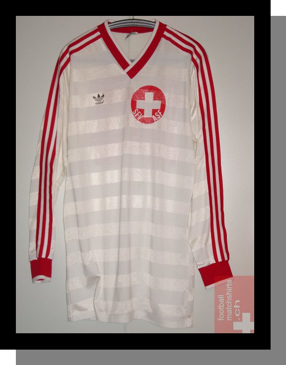 maillot de suisse exterieur 1984-1986 rétro