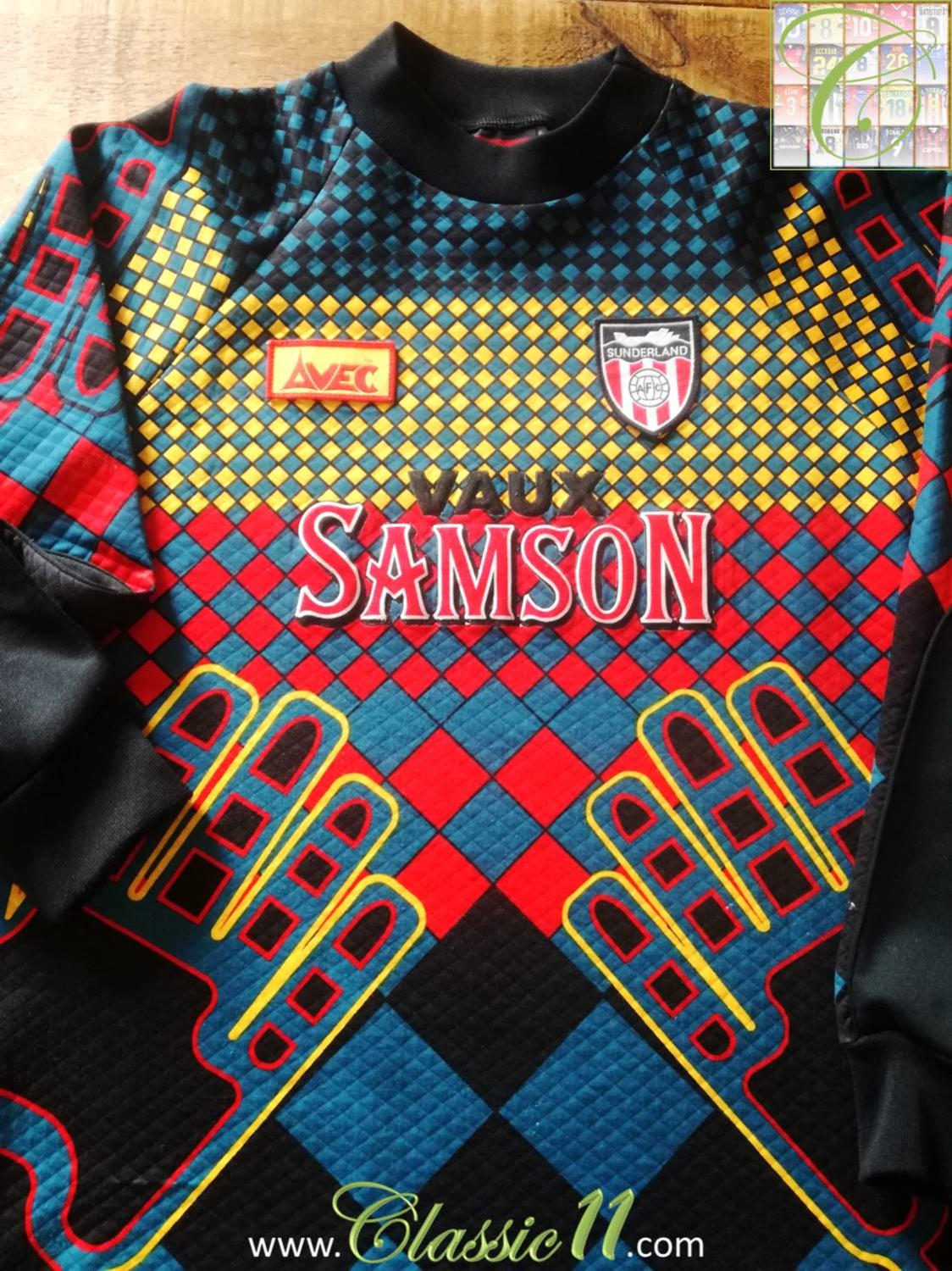 maillot de sunderland afc gardien 1994-1996 rétro