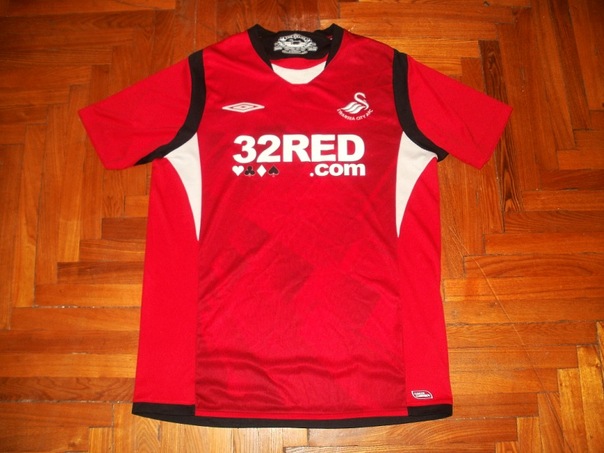 maillot de swansea afc exterieur 2009-2010 rétro