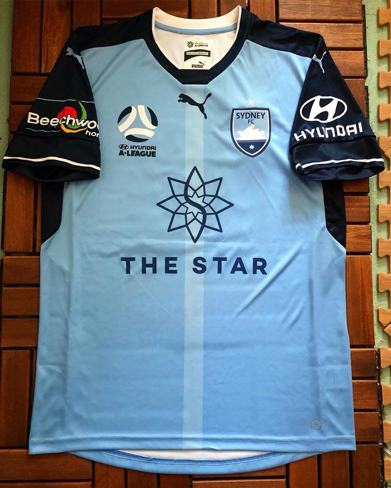 maillot de sydney fc domicile 2017-2018 rétro