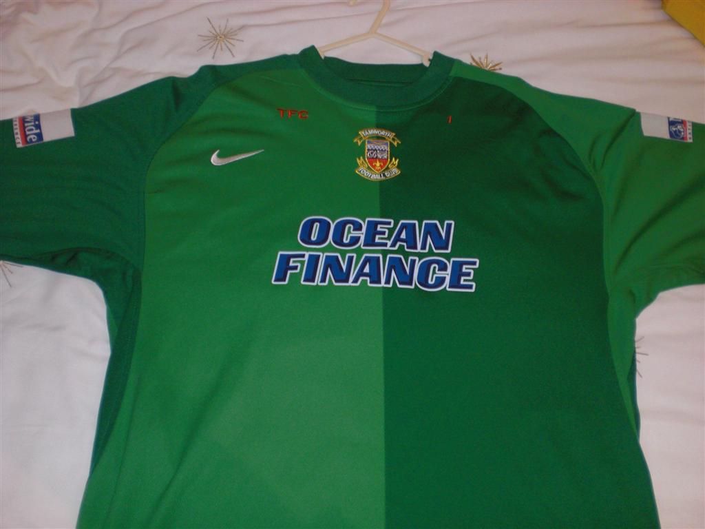 maillot de tamworth fc gardien 2006-2007 rétro