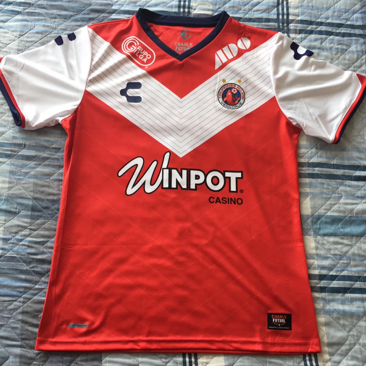 maillot de tiburones rojos de veracruz domicile 2017-2018 rétro