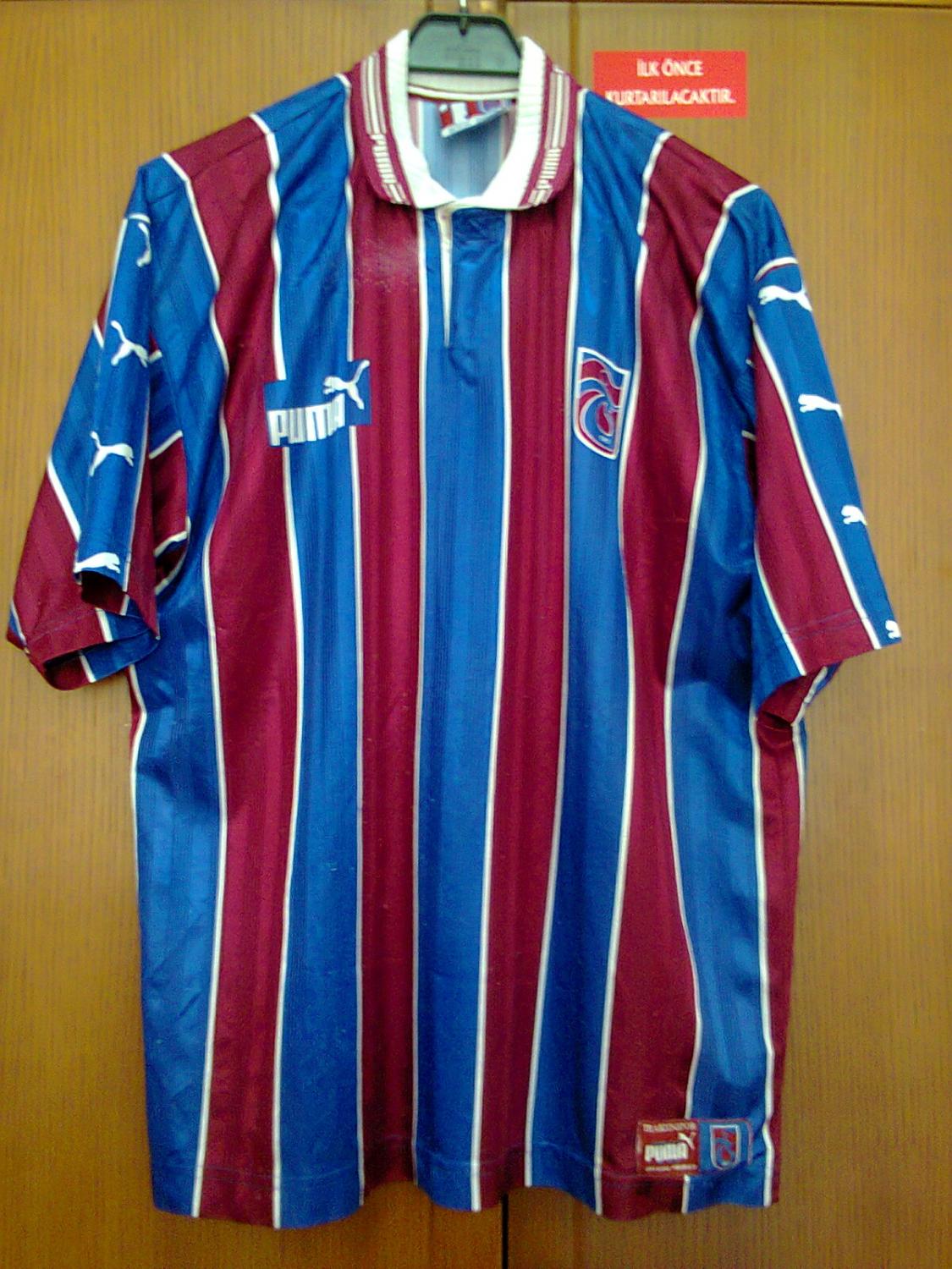 maillot de trabzonspor domicile 2000-2001 rétro