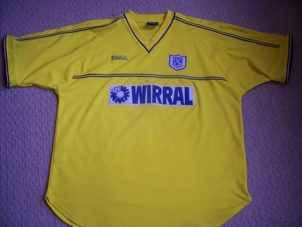 maillot de tranmere rovers fc exterieur 2001-2004 pas cher