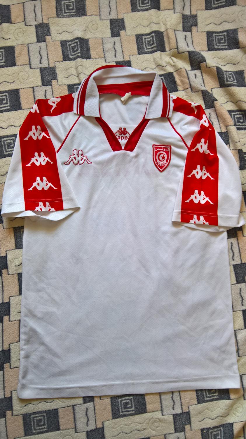 maillot de tunisie domicile 1995-1996 rétro
