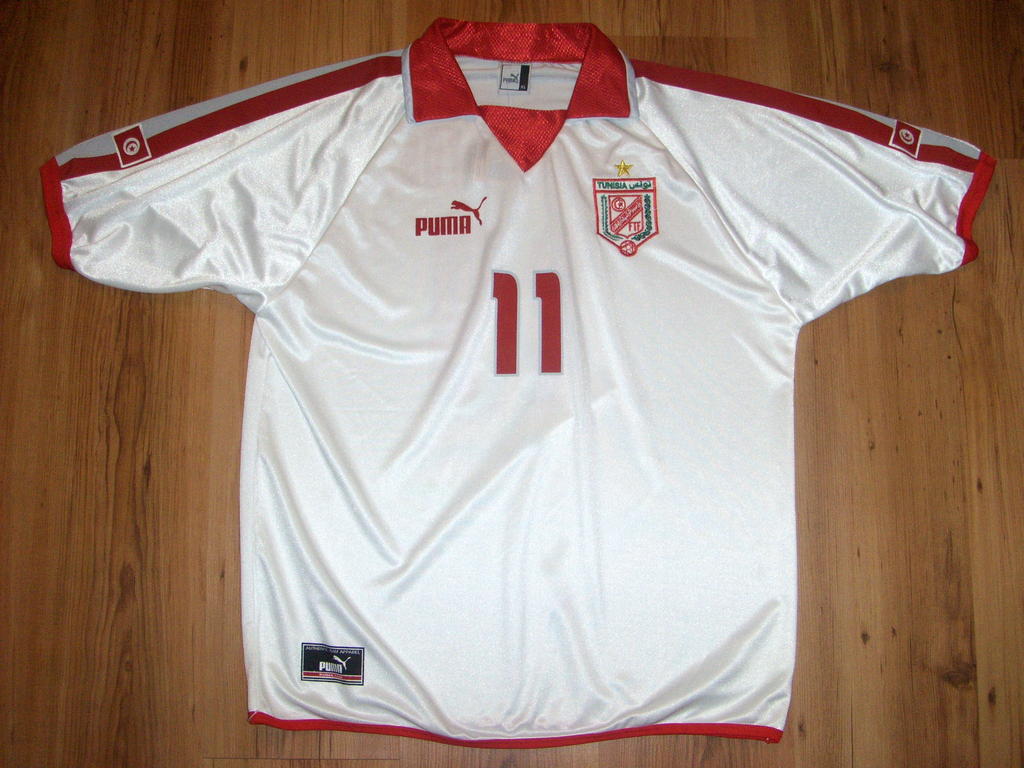 maillot de tunisie domicile 2004-2005 rétro