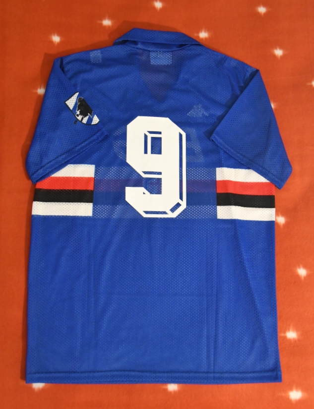 maillot de uc sampdoria domicile 1989-1990 rétro