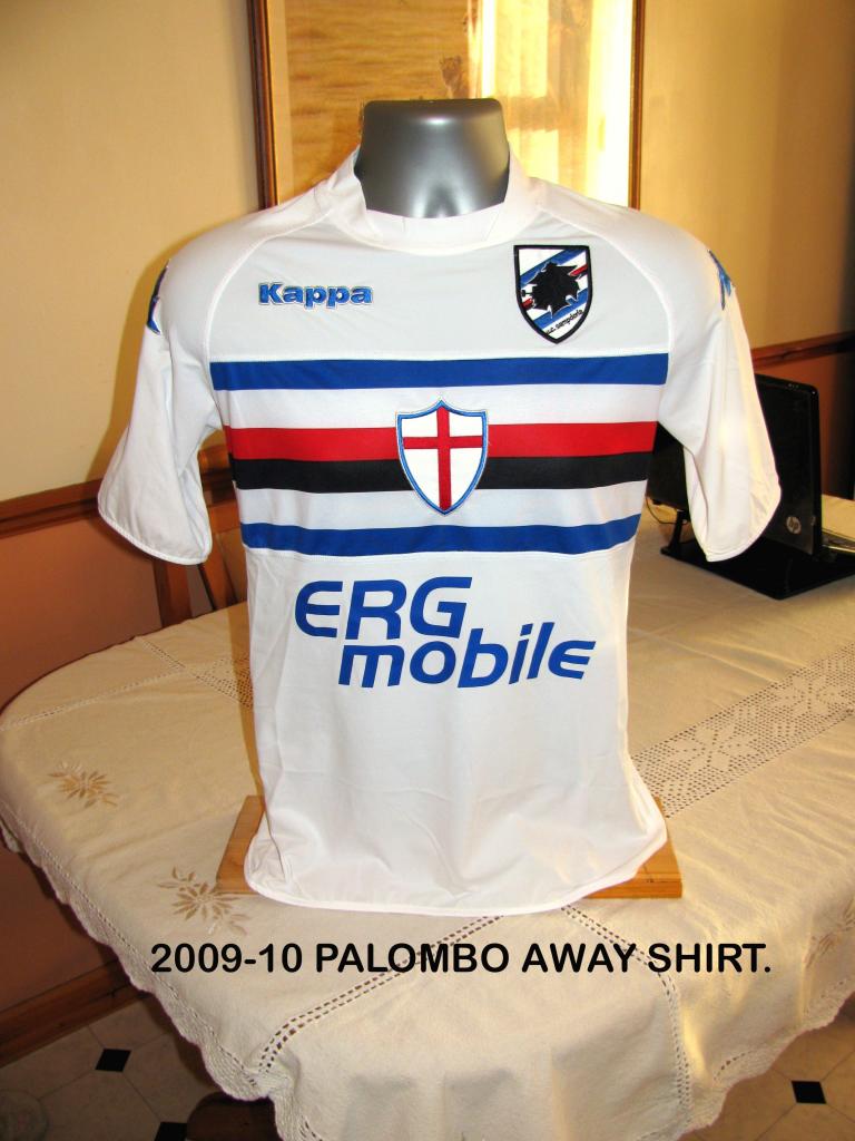 maillot de uc sampdoria exterieur 2009-2010 rétro