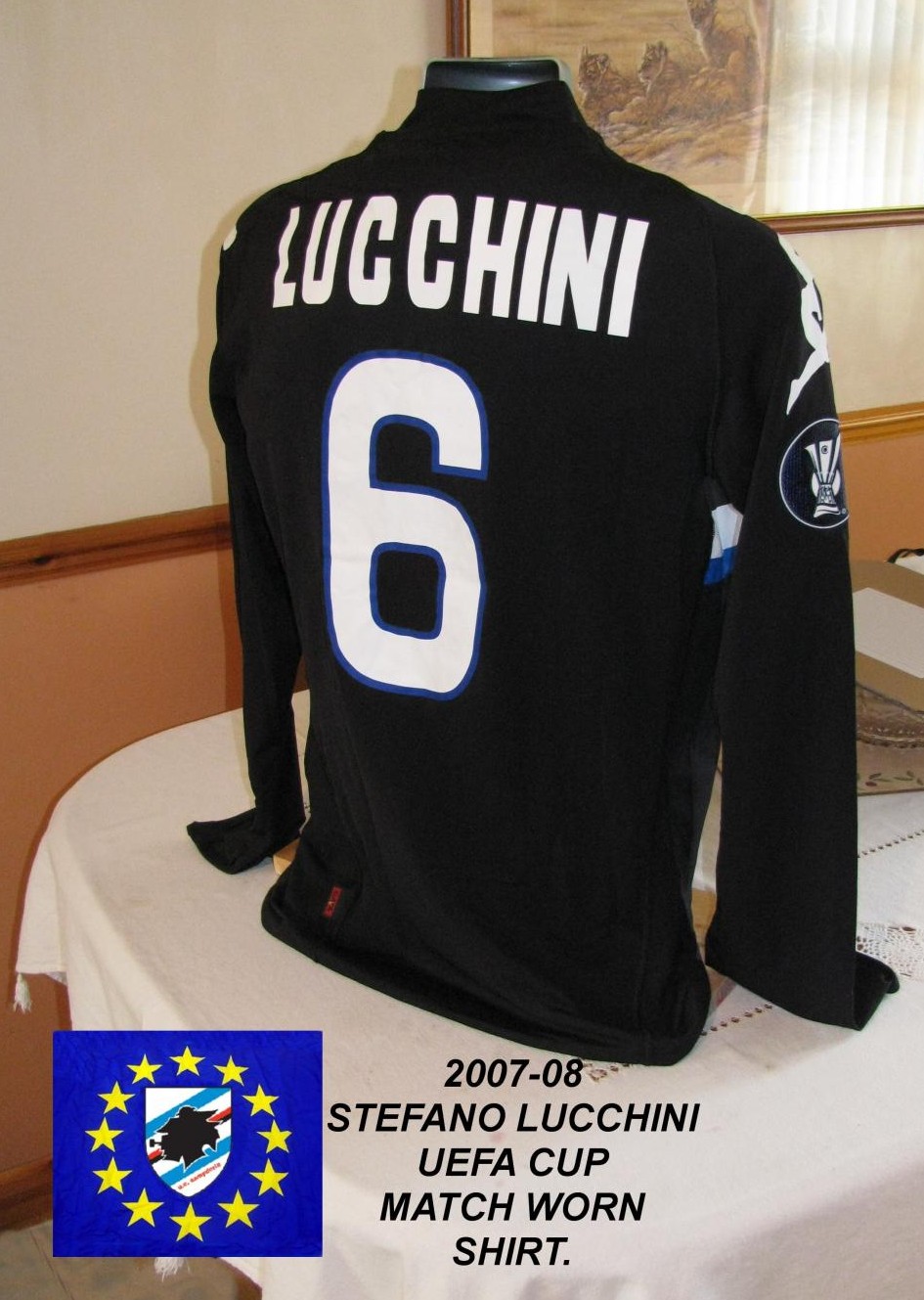 maillot de uc sampdoria réplique 2007-2008 rétro maillot de uc sampdoria réplique 2007-2008 rétro