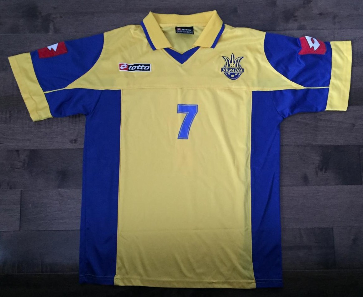 maillot de ukraine domicile 2002-2004 pas cher