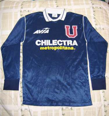 maillot de universidad de chile domicile 1992 rétro