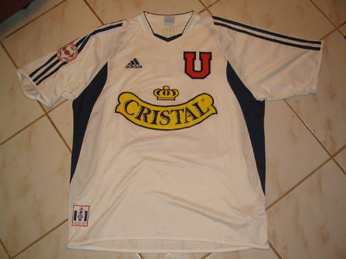 maillot de universidad de chile domicile 2004 rétro