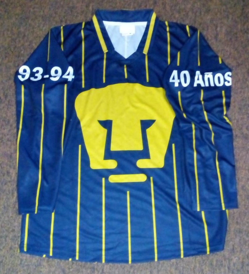maillot de universidad nacional domicile 1993-1994 rétro