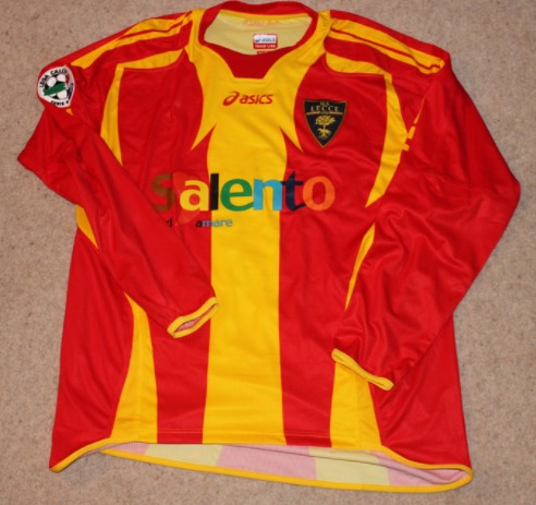 maillot de us lecce domicile 2004 rétro