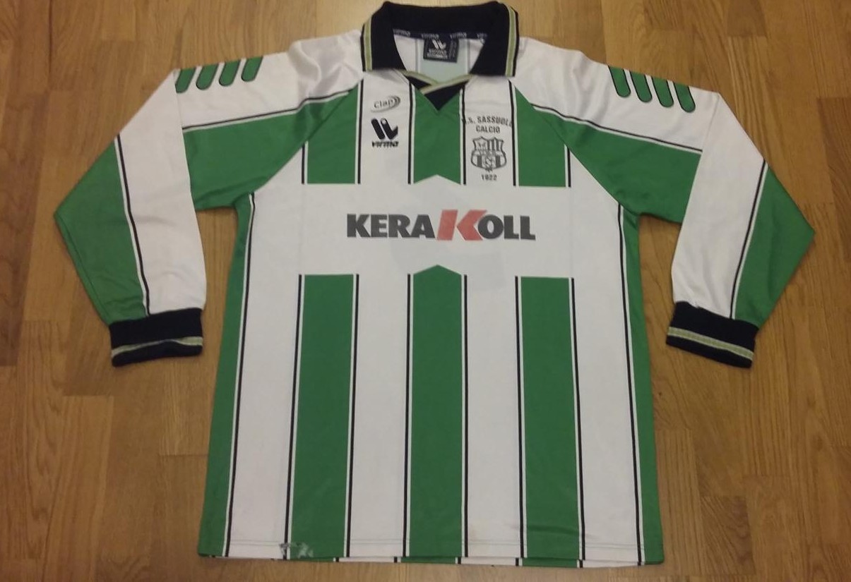 maillot de us sassuolo exterieur 1997-1999 pas cher