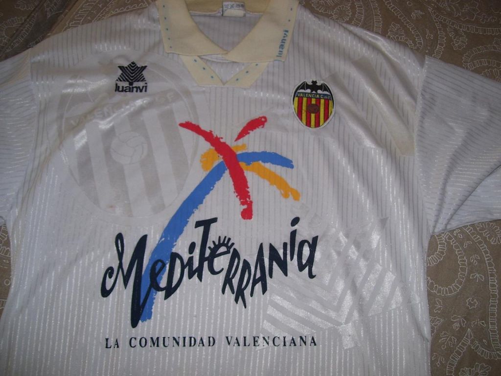 maillot de valence cf domicile 1993-1994 rétro