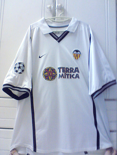 maillot de valence cf domicile 2001-2002 rétro