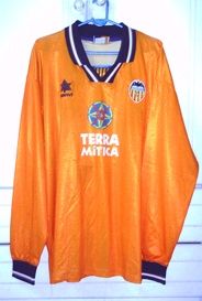 maillot de valence cf exterieur 1998-1999 rétro