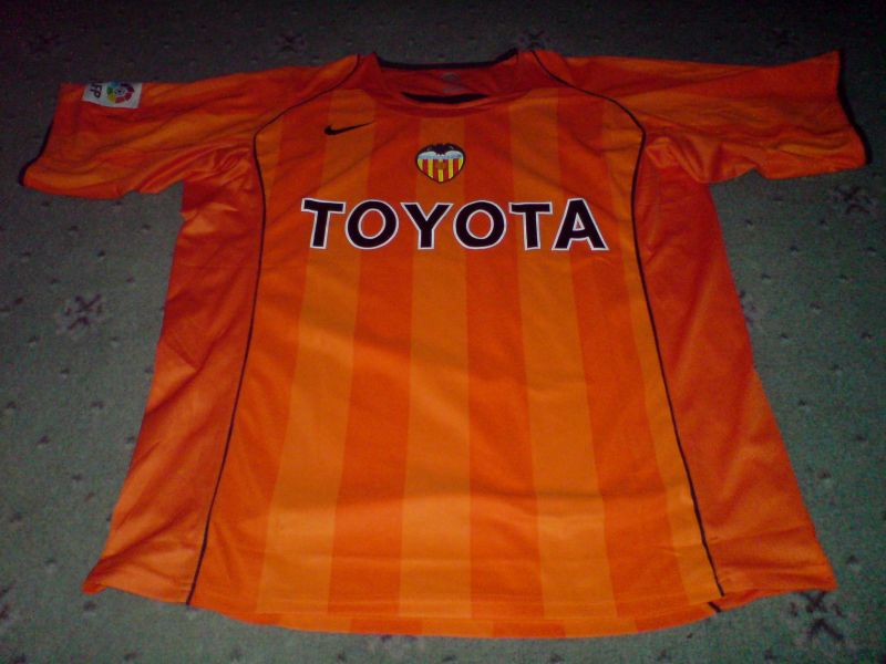 maillot de valence cf exterieur 2004-2005 rétro